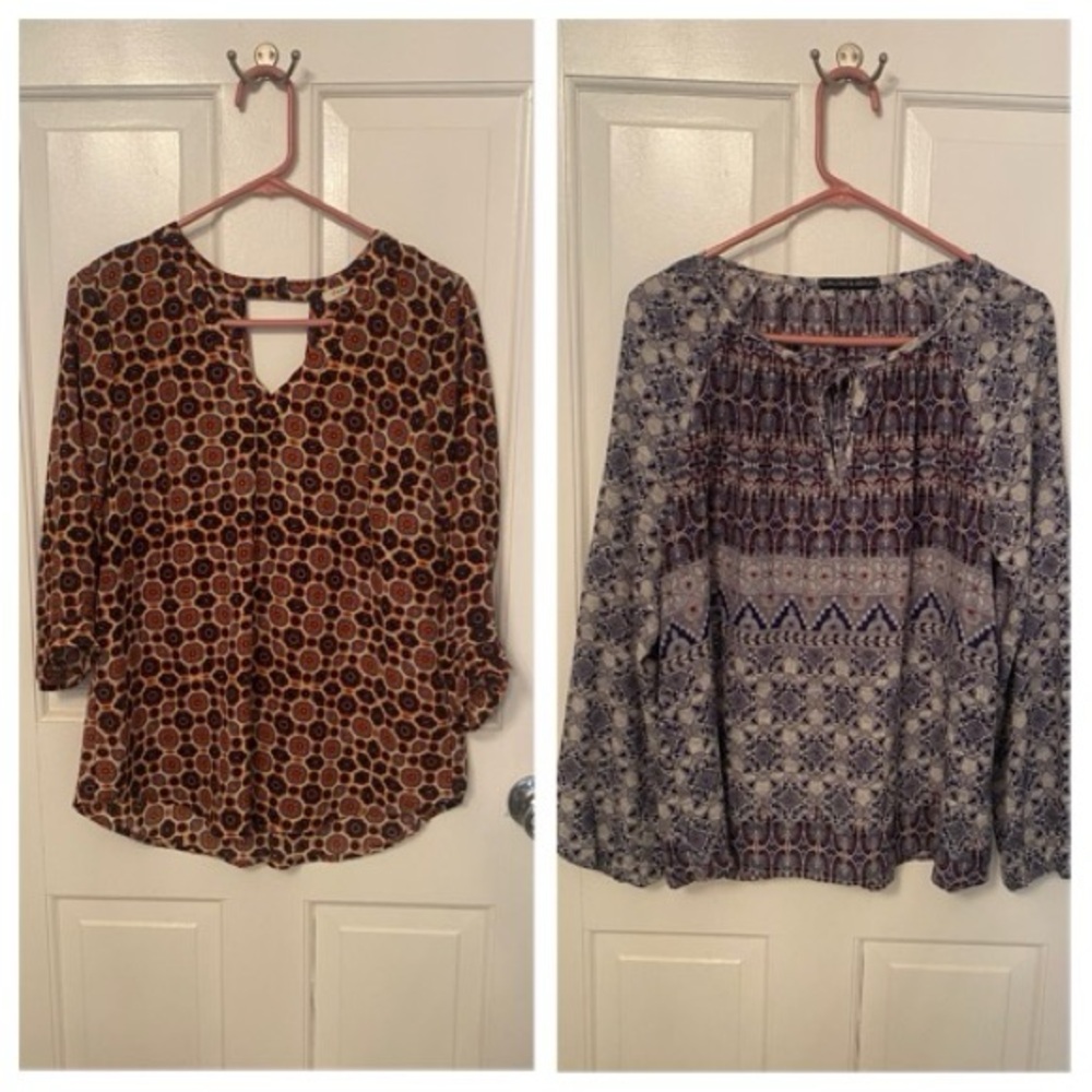 2 Medium blouses